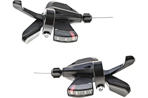 Hengjierun Set de shifters de vélos, Levier de Changement de Frein à vélo SL-M310 Rapid Fire Shifter 3x8 Vitesse Vitesse Vitesse Vélos VTT Accessoires