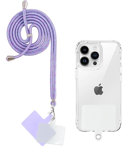 Cordino Universale Per Cellulare Con Patch Adesive | Tracolla Anti-Caduta Per Smartphone, Uomo E Donna