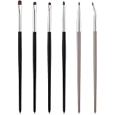 6 Pieces Eye Makeup Brushes, Mini Blending Brush for Eyeliner, Detail Brush