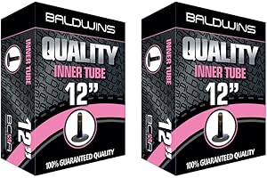 BALDWINS 2 x BUMBLERIDE Pushchair/Stroller Inner Tubes 12 1/2" - Straight Valve