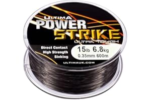 ULTIMA Power Strike Stark, Extrem Abriebsfest Angelschnur 300m Spule