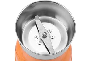 CICIGLOW Macinacaffè Elettrico, macinacaffè Elettrico con Lama in Acciaio Inossidabile Protable Adatto per Chicchi di caffè, spezie, Erbe aromatiche