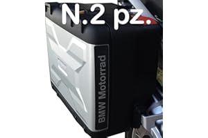 R1200GS REFLECTIVE N.2 pz. RIFRANGENTI REFLECTIVE MOTORRAD R1200 R1250 STICKERS ADESIVI NERO BLACK VARIO BAGS