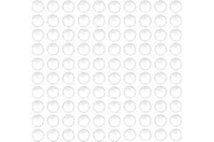 100 stycken gummibuffert, gummifötter självhäftande elastiska buffertar dörrbuffert, dörrstopp vägg, gummidämpare för dörrar, skåp, möbler, klar, 8 mm