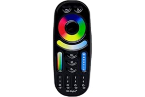 LIGHTEU®, Milight Miboxer RGBCCT 4-strefowy, w pełni dotykowy pilot zdalnego sterowania 2,4 Ghz RF, FUT092-B