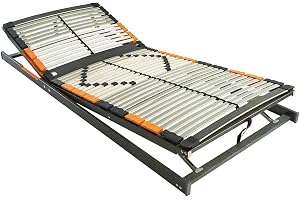 BMM Premium XXL KF Lattenrost 100x200 cm, huvud-fotsända, förmonterad för upp till 180 kg