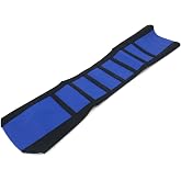 Alamor Universal Soft Gripper Motorcycle Seat Cover Rib Skin Rubber Dirt Bike Enduro-Blue