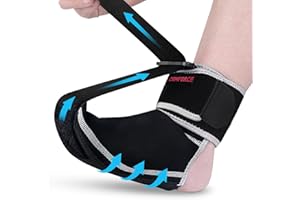COMFORCE Plantar Fasciitis Night Splint, Adjustable Soft Night Splint Sock, Plantar Fasciitis Relief Brace for Achilles Tendonitis, Foot Drop & Heel Spur Pain Relief, for Women Men (Large)