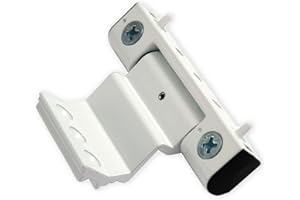 UPVCSTORE Rebated Butt Hinge Pendulum Upvc Door Hinges 100mm 13mm Rebate White