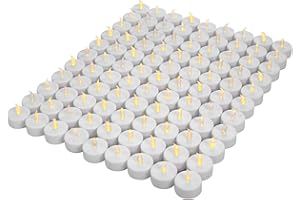 OSHINE Candele a LED, portò candele flickering flameless candele，200 Ore Lunga Durata della Batteria, per Decorazione di Casa Camera Natale Partito Matrimoni Compleanno 100pcs