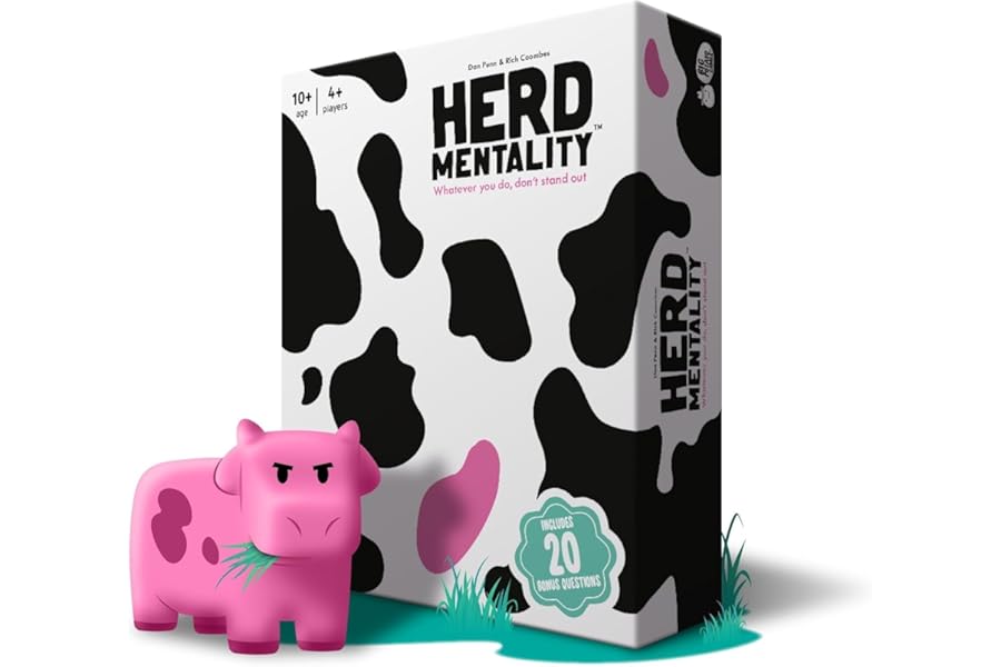 Herd Mentality – Udderly Hilarious Family Board Game for 4–20 Players | Easy to Learn, Loved by Millions, with Bonus Online Exclusive Content