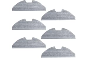 neutop Waschbares Ersatzwischtuch, kompatibel mit eufy RoboVac G30/G20/G10 Hybrid, Roboter-Staubsauger-Zubehör, 6 Stück