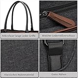 Baby Wickeltasche, BRINCH Multifunktion Baby Windel Umhängetasche tragbare Einkaufstasche mit Wickelunterlage, Isolierte Tasche, Kinderwagenbefestigungen - 6