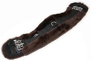 ‎ENGEL REITSPORT Engel Reitsport | Lammfell Sattelgurt Dressur Kurzgurt Mondgurt MGURT