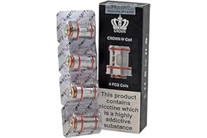Genuine Uwell Crown 4 Coils [0.23 ohm | Aludirome UN2 | 60w - 70w] - 4 Pack