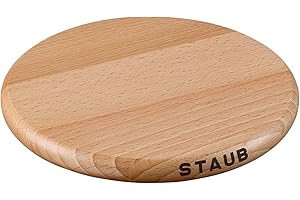 STAUB 40511-078-0 Dessous de Plat aimanté, Bois, 16,5 cm