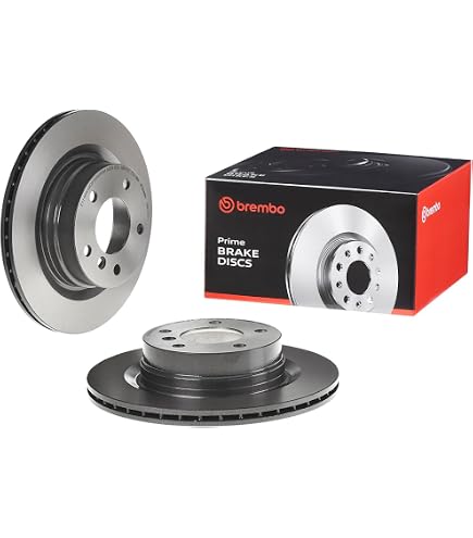 Disques Anti-corrosion Jeu De 2 Disques De Frein Avant Brembo - Revêtement Anti-corrosion, Compatible Renault Scénic, Megane Disques Frein Avant Brembo
