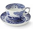 Portmeirion Home & Gifts BLI1290-X Jumbo Cup & Saucer, Blue & White, 0.56L/20fl.oz