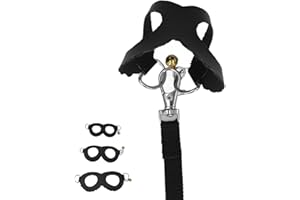 Asixxsix Ensemble Harnais et Laisse, Harnais et Laisse pour Hamster avec 3 Tailles de Gilets en Similicuir, Laisse et Cloche en Nylon pour Cochon d'Inde, Hamster, Furet, Chinchilla (Noir)