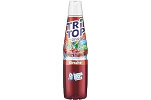 ‎TRI TOP TRi TOP Kirsche | kalorienarmer Sirup für Erfrischungsgetränk, Cocktails oder Süßspeisen | wenig Zucker (1 x 600ml)