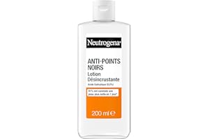 Neutrogena | Lotion Désincrustante Anti-Points Noirs (flacon de 200 ml) – Lotion pour le visage à l'acide salicylique (0,5%) – 91% ont constaté une peau plus nette en 1 jour*