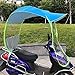 Produktbild Universal Auto Motor Scooter Sonnenschirm Mobilität Schatten Regenschutz wasserdicht blau/violett, 280 * 80 cm blau