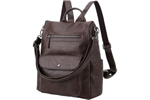 VX VONXURY Backpack Purse for Women,Anti Theft Faux Leather Travel Backpack for Girls Daypack for School Work