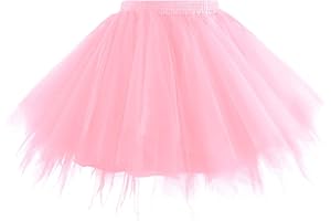 Hanpceirs Damen 1950er Vintage T¨¹ll Petticoat Rock Ballett Bubble Tutu