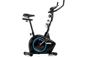 Zipro Boost Heimtrainer Fahrrad für Zuhause Magnet Fahhrad bis 110 kg Magnete Exercise Bike Fitnessbike 8-stufiges Widerstandssystem Fitness Fahrrad Hometrainer Cardio Fahrrad Computer