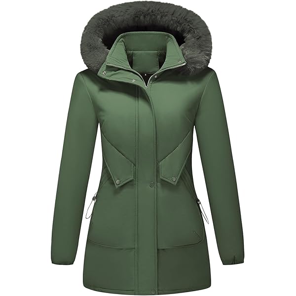 Manteau Hiver Homme Capuche Fausse Fourrure Doublée Polaire Casual