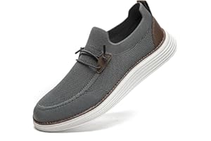 CAIQDM Zapatos cómodos Antideslizantes para Hombres Zapatos Casuales para Caminar Zapatos Casuales Retro Moda Ligera y Transpirable Zapatos de Jogging Moda Zapatos Casuales