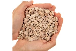 EASIHOLD Beautiful Decorative Garden Stones | 20kg Bag | Medium Sized Stones | Washed & Dried | Suitable for use as Decorative Stones or with Resin Binder (Rojo Alicante 8-12mm)