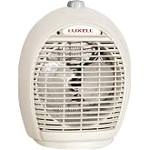 Luxell 6331 Fan Heater, Beige, STD, 2000W, Wall Mountable
