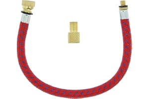esKapad Raccord Flexible pour Pompe à Vélo, Presta Schrader