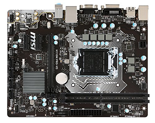 gecCOM „Dark Count“ Gamer-PC | Front USB3.0 | Intel i5-7400 Quadcore 4x 3,0GHz | 8GB DDR4-2133 | 128GB SSD | 1000GB SATA3 7200rpm (6gb/s) | MSI GTX1050Ti OC 4GB GDDR5 DP/ HDMI2.0/ DVI (DirectX12) | 22xDVD-RW | MSI H110M Pro-VD Mainboard | 5.1 Sound | Gigabit-LAN | BeQuiet 450W 80PLUS | Microsoft Windows 10 Pro 64-Bit - 2