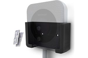 MOBILEFOX Support mural noir avec insert en feutre pour Netgear Nighthawk M1 M2 M5 MR1100 MR5200