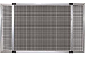 EFFEHOME ZANZARIERA ESTENSIBILE cm 75 x 100 - alluminio