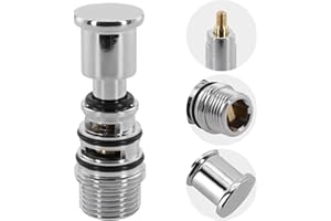 Lecreatekit Shower Diverter Valve, Water Diverter With Spring Loaded Mechanism Triple Bathtub Faucet Mixer Copper, For Bathtub Easy Installation(A1001)