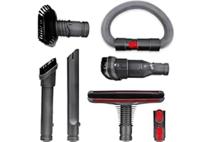 SOBEAU Zestaw akcesoriów części zamienne do Dyson V7 V8 V10 V11 V15 odkurzacza szczotka wymienna 7 w 1 kompatybilna z odkurzaczem Dyson, do domu, biura, foteli samochodowych