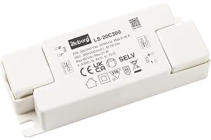 EAGLERISE LED Driver 300mA 21W Constant Current Flickerfree LED Transformer Power Supply