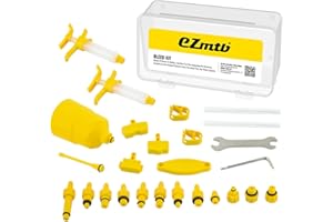 AolKee Zestaw do odpowietrzania hamulców rowerowych, hydrauliczny zestaw do odpowietrzania oleju mineralnego do Shimano, Tektro, Magura, narzędzia do naprawy rowerów na świeżym powietrzu, do hamulców rowerowych