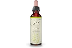 FLEURS DE BACH ORIGINAL - Olive No 23 - Pour plus de dynamisme - Aide à retrouver la force nécessaire pour avancer - Élixir floral naturel pour le bien-être émotionnel - Vegan - Compte-Gouttes 20ml