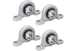 NAKUPENDA 4 Stück Gehäuselager Vertikale Stehlager Lagerbock Kugellager Lagerbock Welle Gehäuselager Wellenlager für Achse Welle Maschine, 3D Drucker (20mm Innendurchmesser)