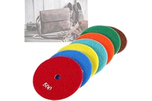 NAROOTE Diamond Polishing Pads, 5 Inch 12.5cm Polishing Wheel Grinding Wheel Grinding Disc for Large Model 150, Model 180 Grinding Edge Grinding Machine for Marble, Concrete, Masonry, Granite