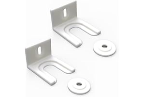 Sintrix Fab 2x Türschieber Türclip Halterung für integrierten Kühlschrank/Gefrierschrank. Türbefestigung & Montage-Set. kompatibel mit AEG, BOSCH, Zanussi. Universal Türhalter-Kit für Dekortür-Montage