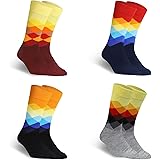 Stynice 5 Paar Socken Herren 43-46 Bunt Lustige Socken Herren Burger Fries-Reihe – Witzige Socken Damen 39-42 Baumwolle Coole