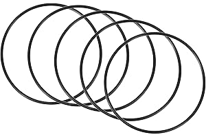 QUARKZMAN Nitrile Gomma O-Ring 130mm x 120mm x 5mm Guarnizioni di Tenuta Anelli Rubinetti Rotondo Guarnizione Rondella per Rubinetto Idraulica Riparazione Sigillatura Connessione, 5 Pezzi