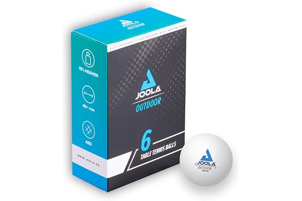 JOOLA TT-Balle de football unisexe pour adulte Blanc 40 mm