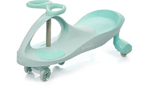 METEOR Voiture Wiggle Jouet à roulettes Universel Stable Enfants Monter sur Twist Scooter Enfant en Bas âge lumière LED de Jardin Roues siège Large intérieur extérieur SWINGO