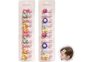 WJIAEER WJI 20 Teile haarspangen mädchen,Baby haarspangen,Hübsch und süß, leicht, sehr gut geeignet für Babys und Kinder, Sorgen für einen süßen Look